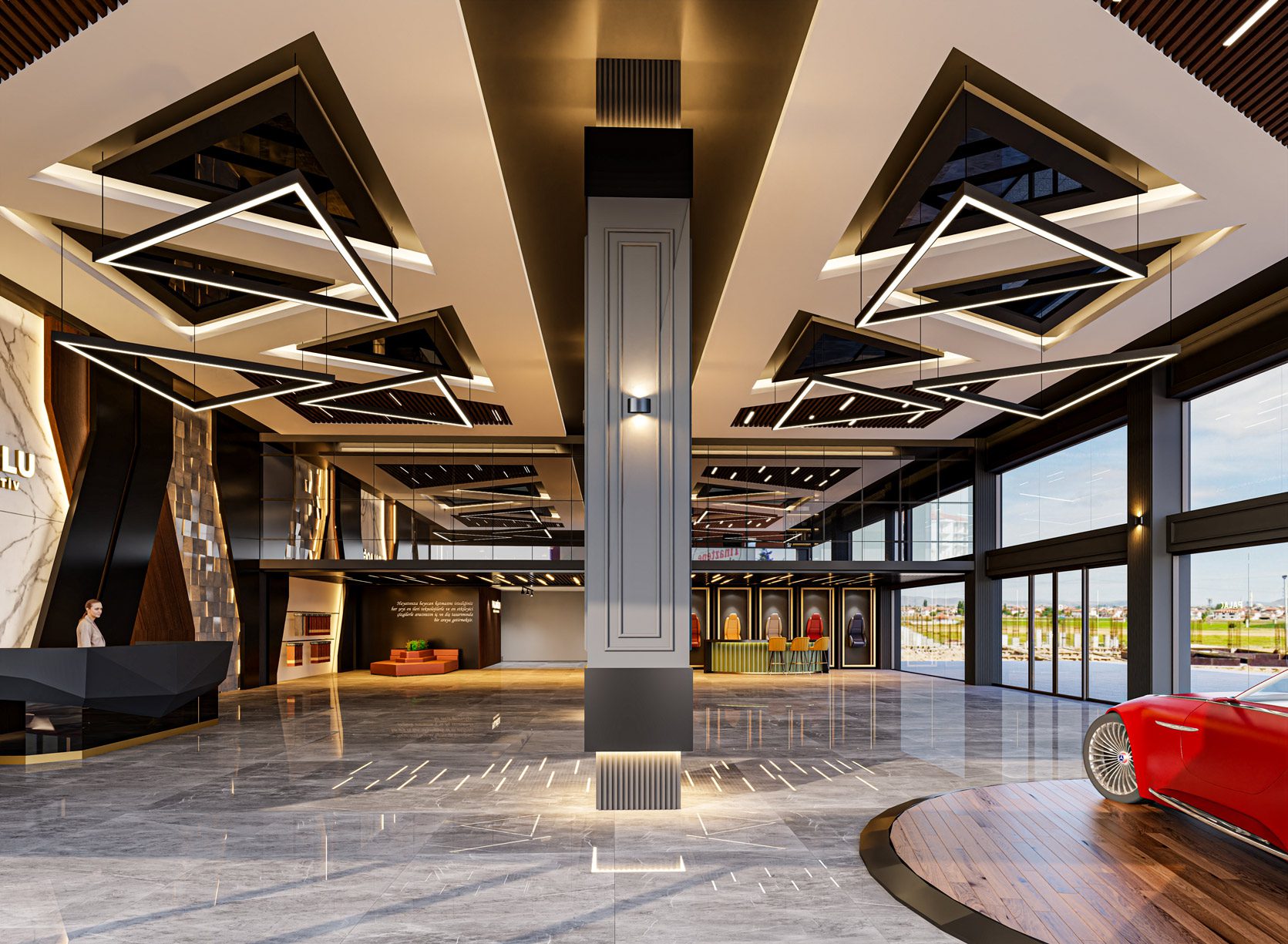 P. O. Car Showroom